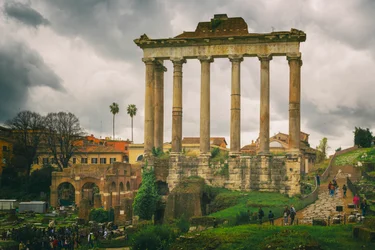Rom, Italien. Das Römische Forum